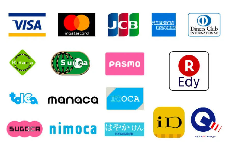 Accepted credit cards image